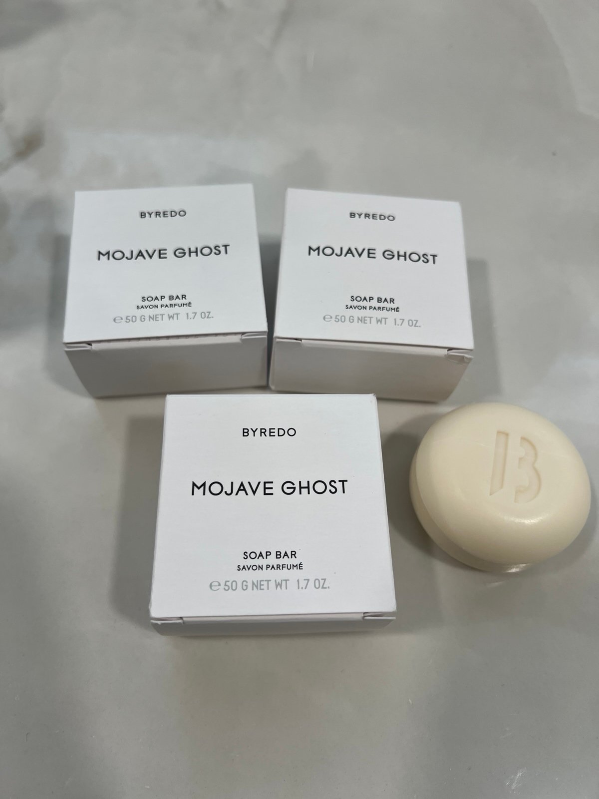 BYREDO Mojave Ghost (3) 1.7 oz Soap Bars NEW