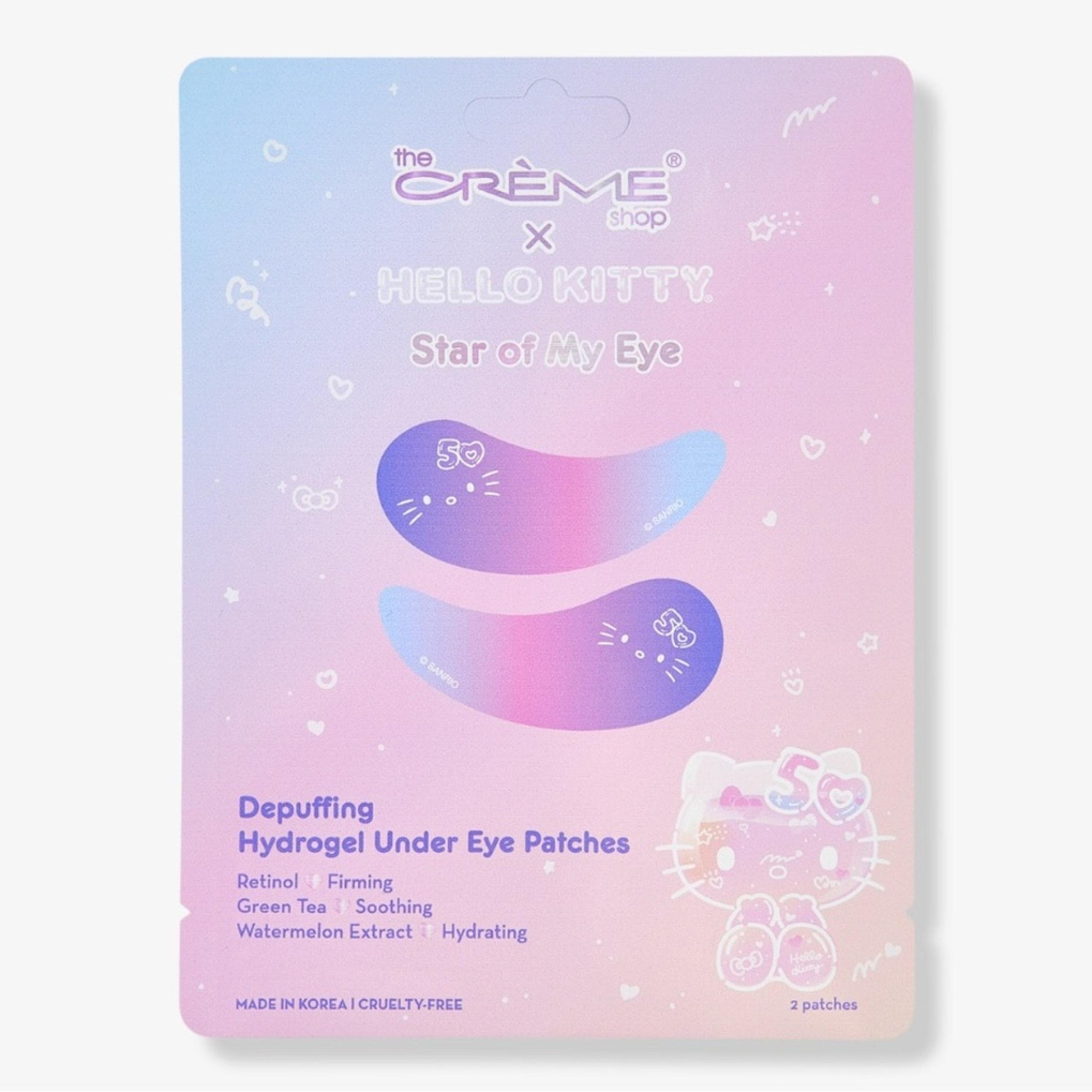 The Crème Shop Hello Kitty Star of my Eyes Depuffing Hydrogel Under Eye Patches