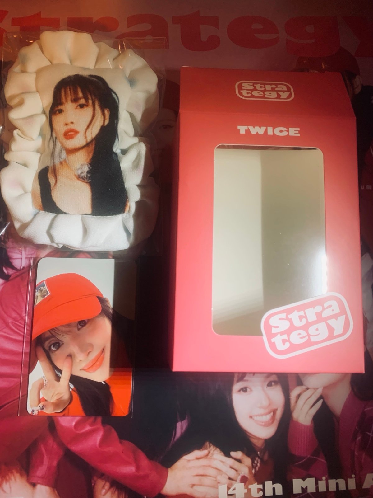 TWICE MOMO CUSHION KEYRING - TWICE STRATEGY POP-UP In SEOUL