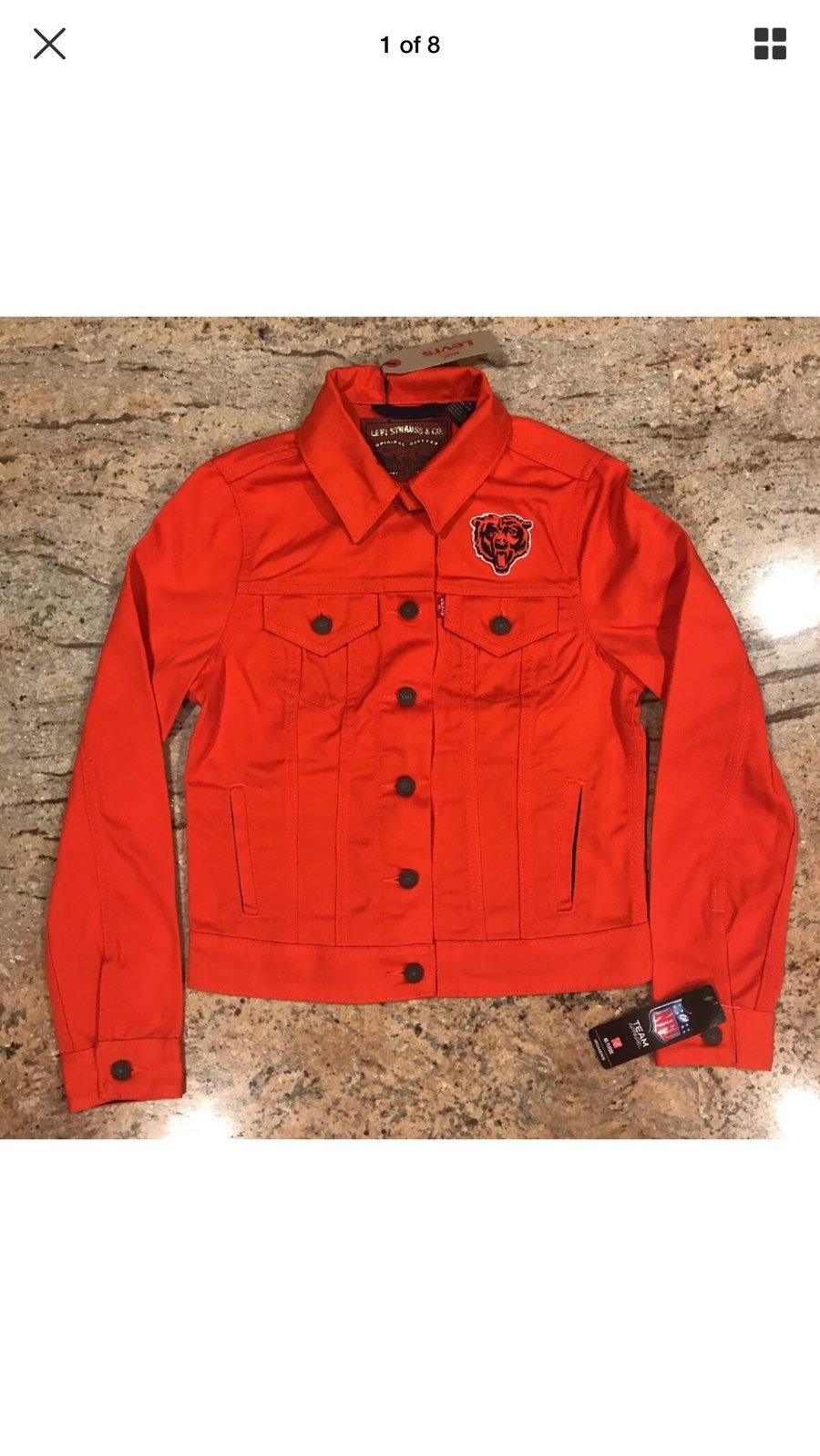 Levi’s X NFL Chicago Bears Women’s Sz XS