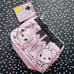 Sanrio Vintage Brunch & Lunch doll pink cosmetic stationery bag purse vtg new
