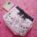 Sanrio Vintage Brunch & Lunch doll pink cosmetic stationery bag purse vtg new
