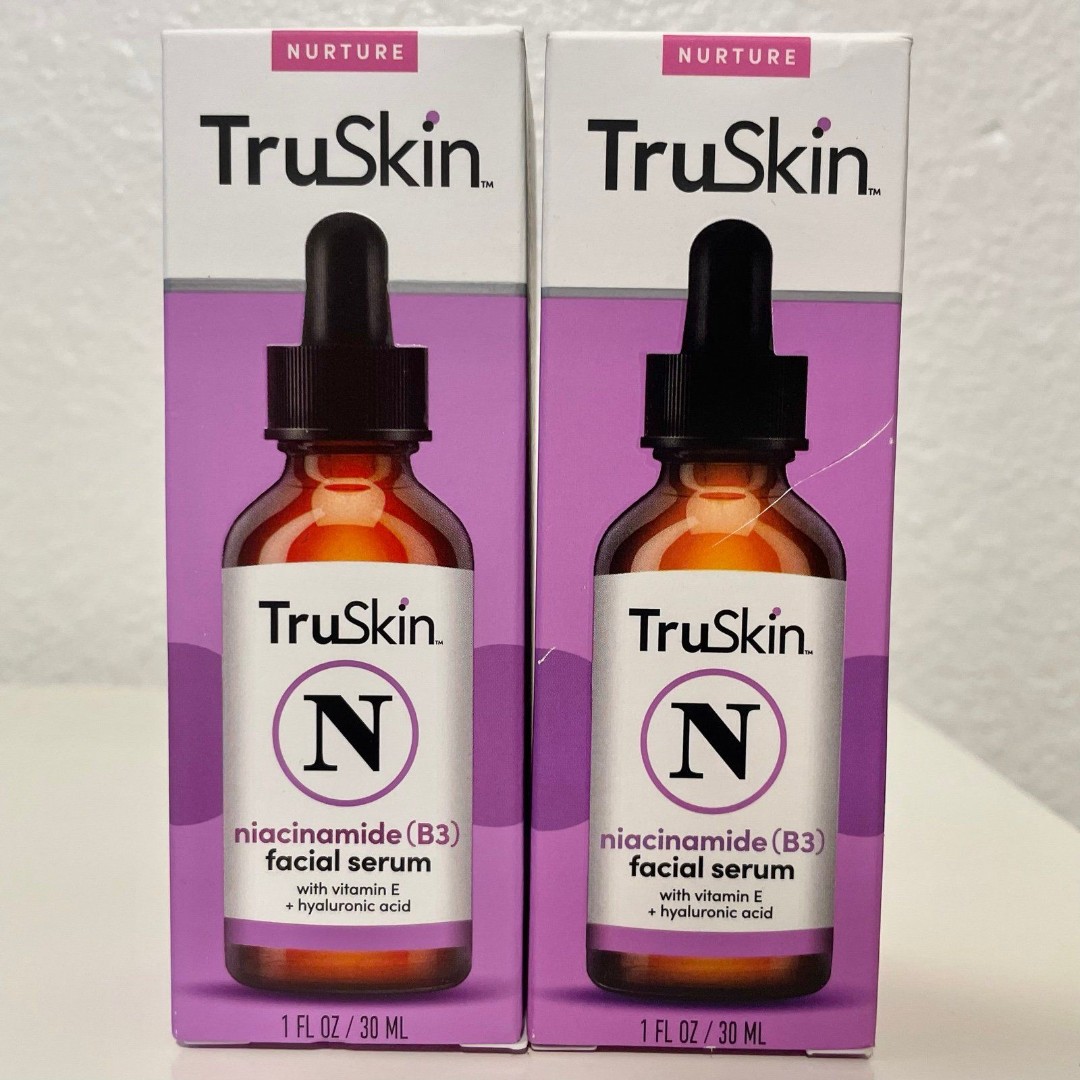 Set of 2 TruSkin Niacinimide (B3) Serum for Face, 1 fl oz