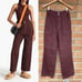 HERON PRESTON Top-stitched cotton-twill straight-leg pants 26