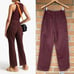HERON PRESTON Top-stitched cotton-twill straight-leg pants 26