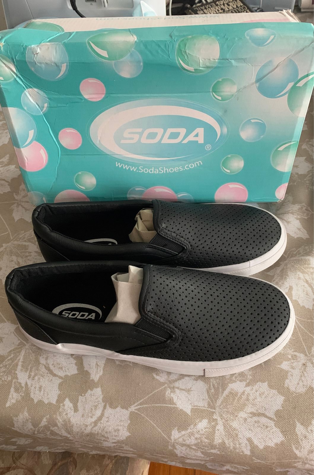 Soda Velvet Loafers Slip Ons Mercari
