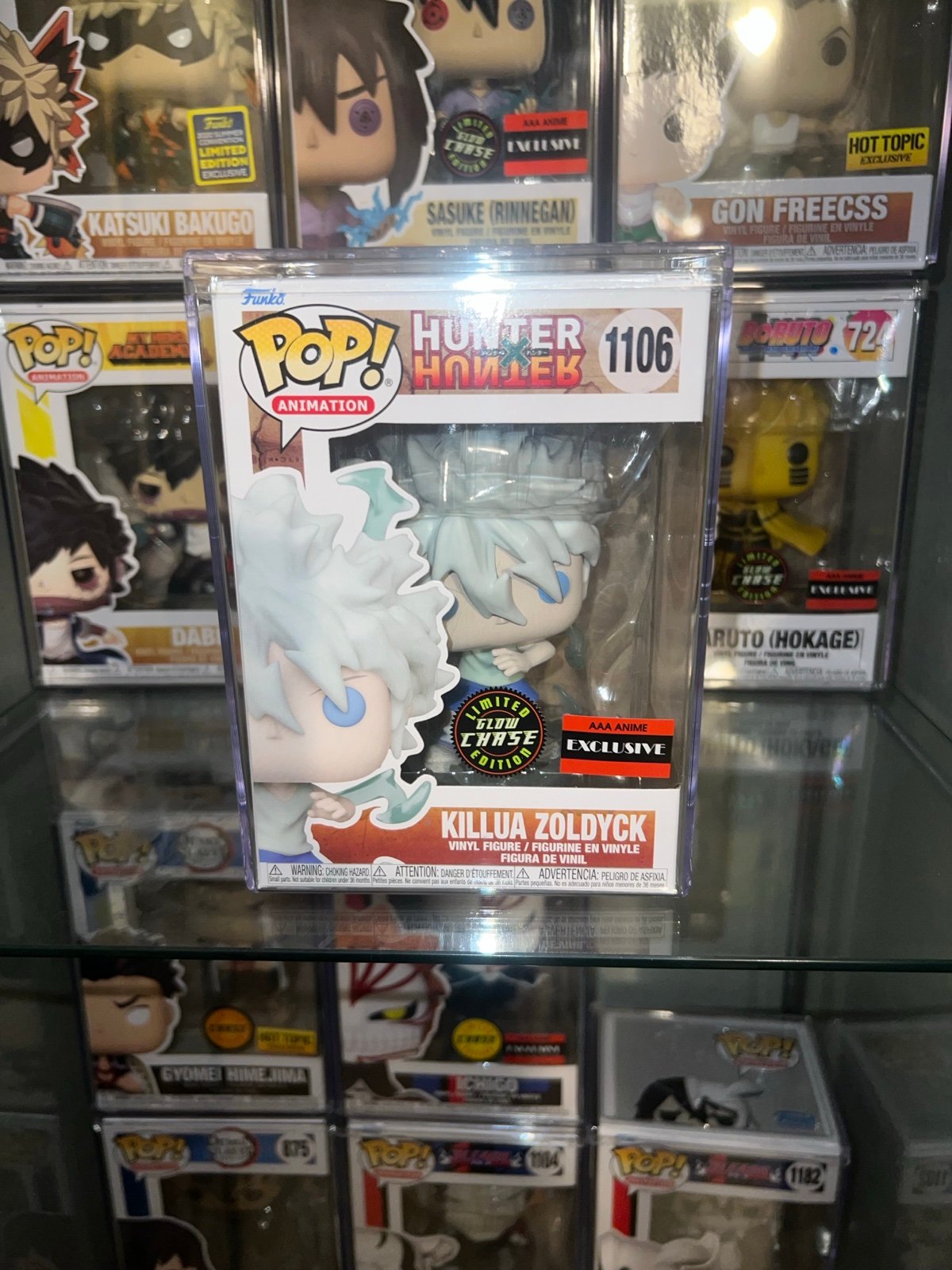 Killua Zoldyck Funko Pop Chase GITD