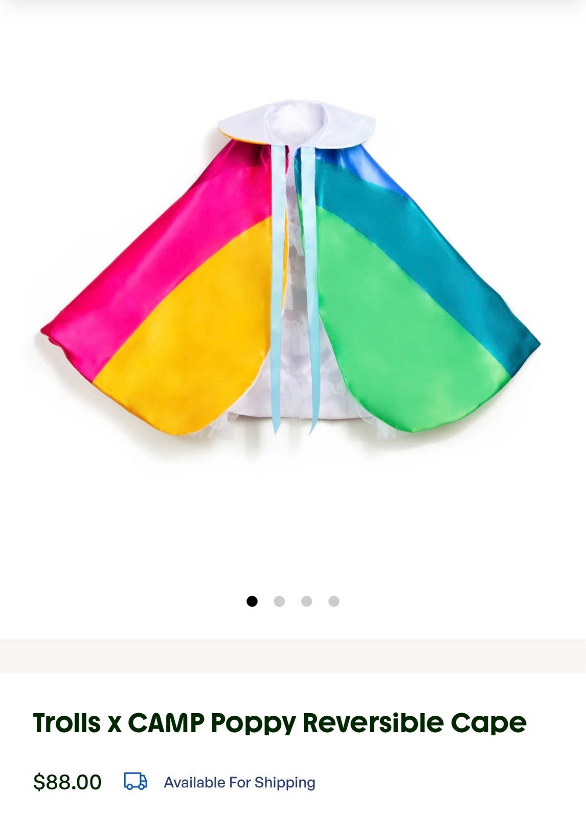 Trolls X Camp Poppy Cape