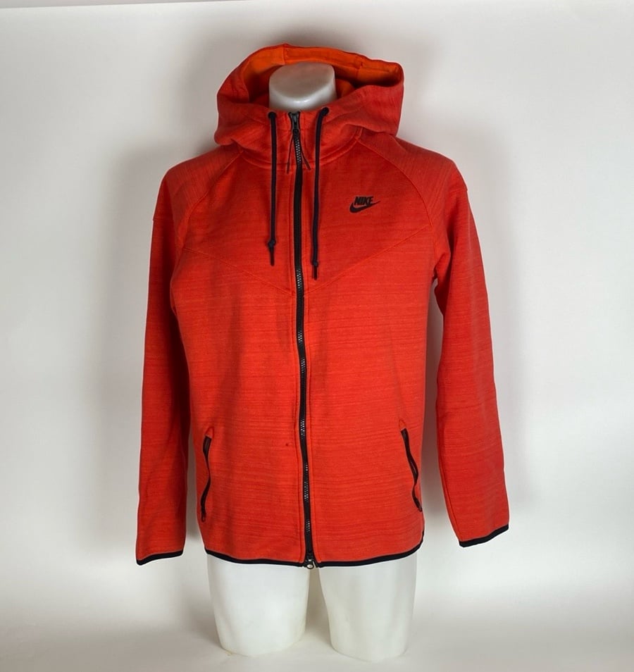Nike Hoodie Tech Fleece Windrunner Red Size Large