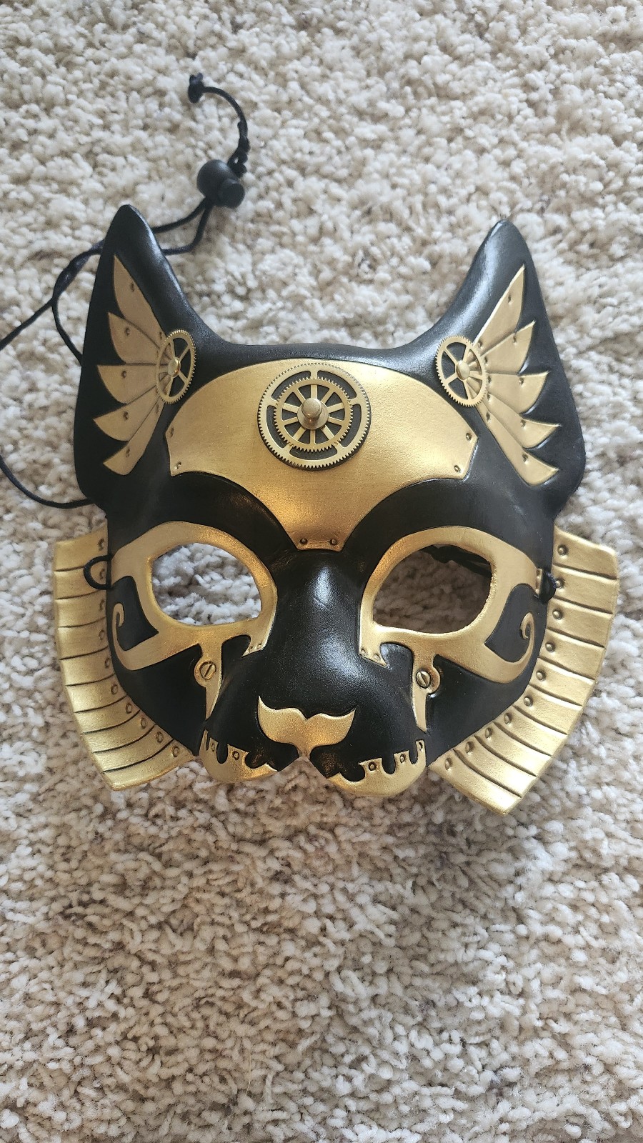 Egyptian Bastet Leather Mask