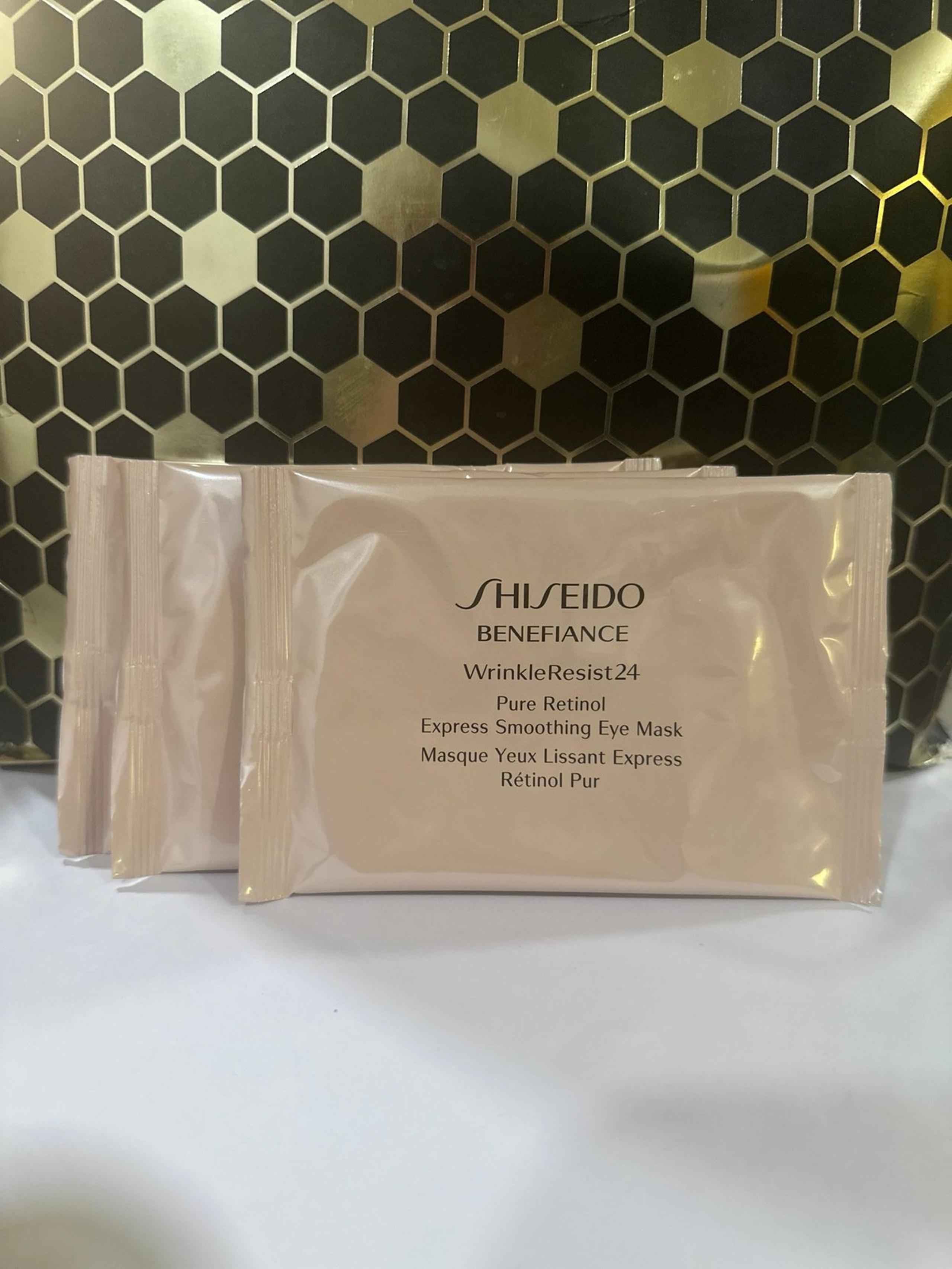 shiseido benefiance express smoothing eye masks