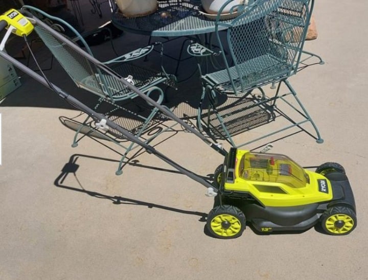 Outdoor Lawn Essentials Mower Grass Push