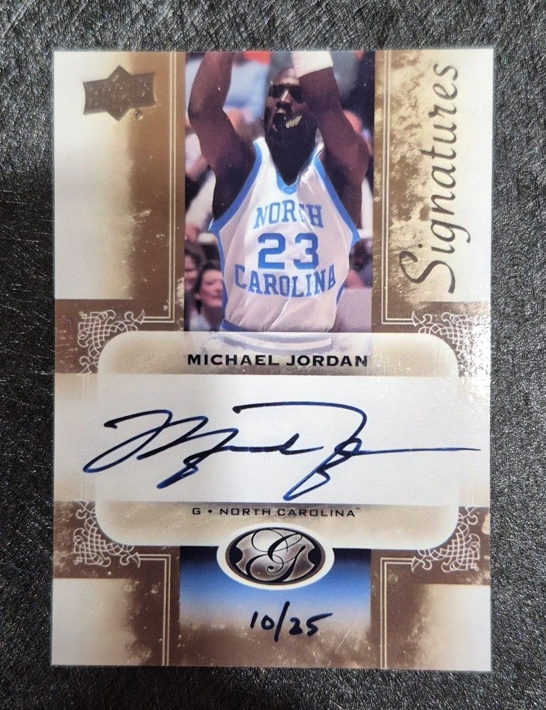 Michael Jordan Signatures Reprint 10/25