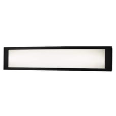 Woodbury 24.6 in. 1-Light Matte Black Integrated LED Bathroom Vanity Light Bar