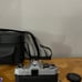 Yashica TL Electro + Yashinon 50mm 1.9 prime lens, and a vintage carrying case