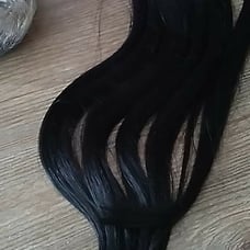 Human hair ponytail 18 length
