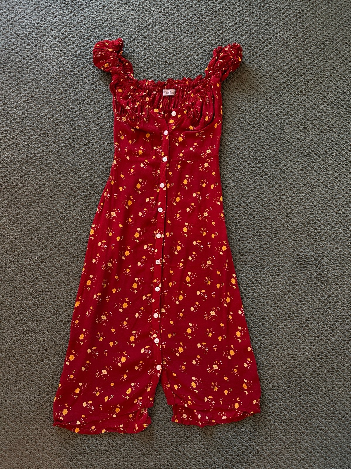 With Jean dress