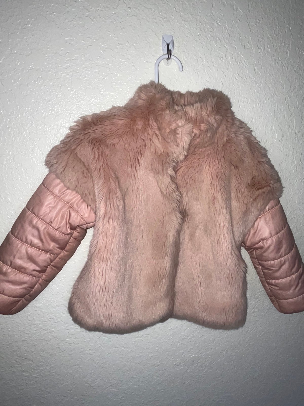 Mayoral girls Faux Fur coat pink