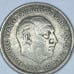 1957 Spain Francisco Franco 50 Pesetas #62
