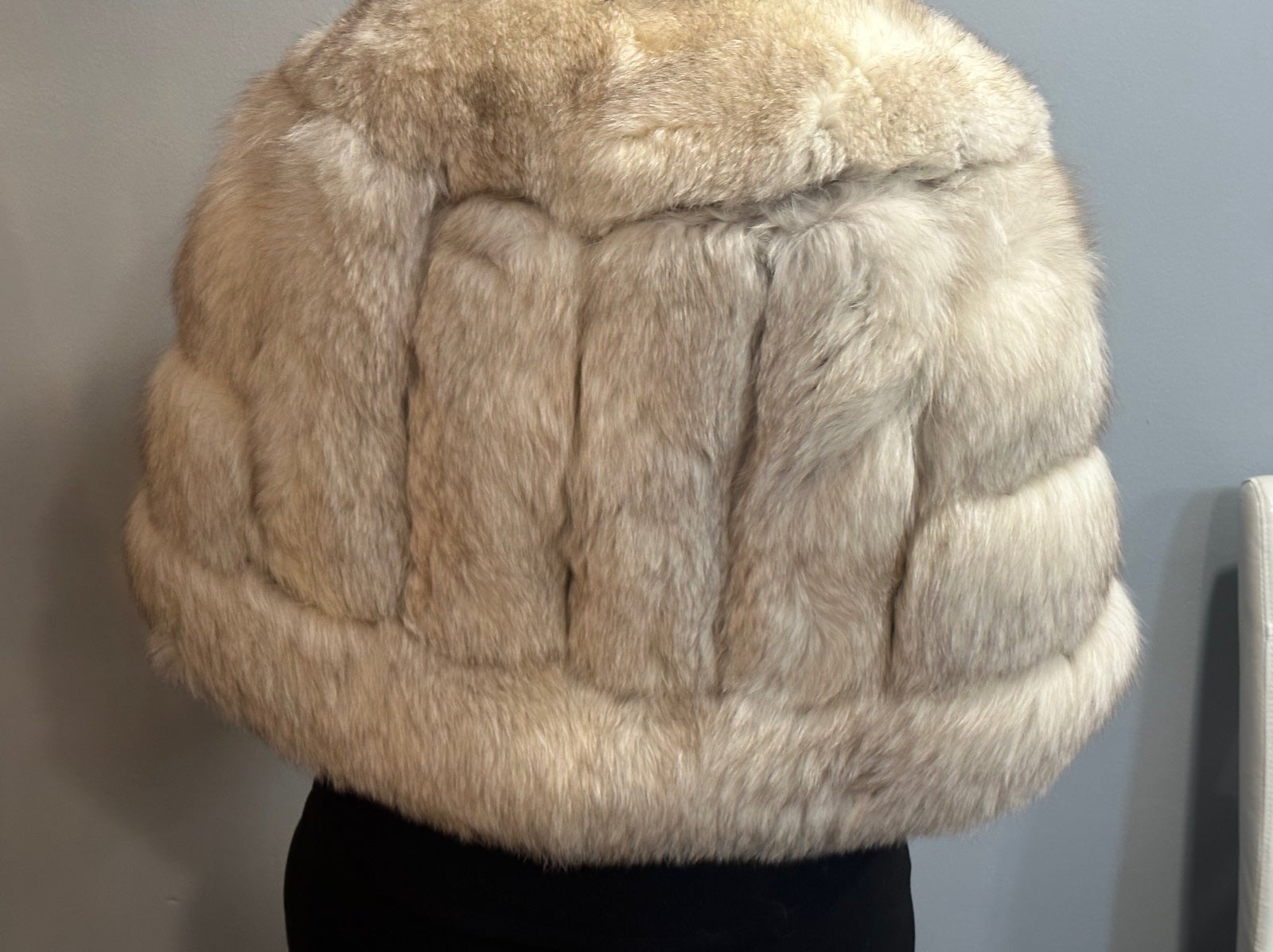 Luxurious Genuine Fur Women’s Shawl