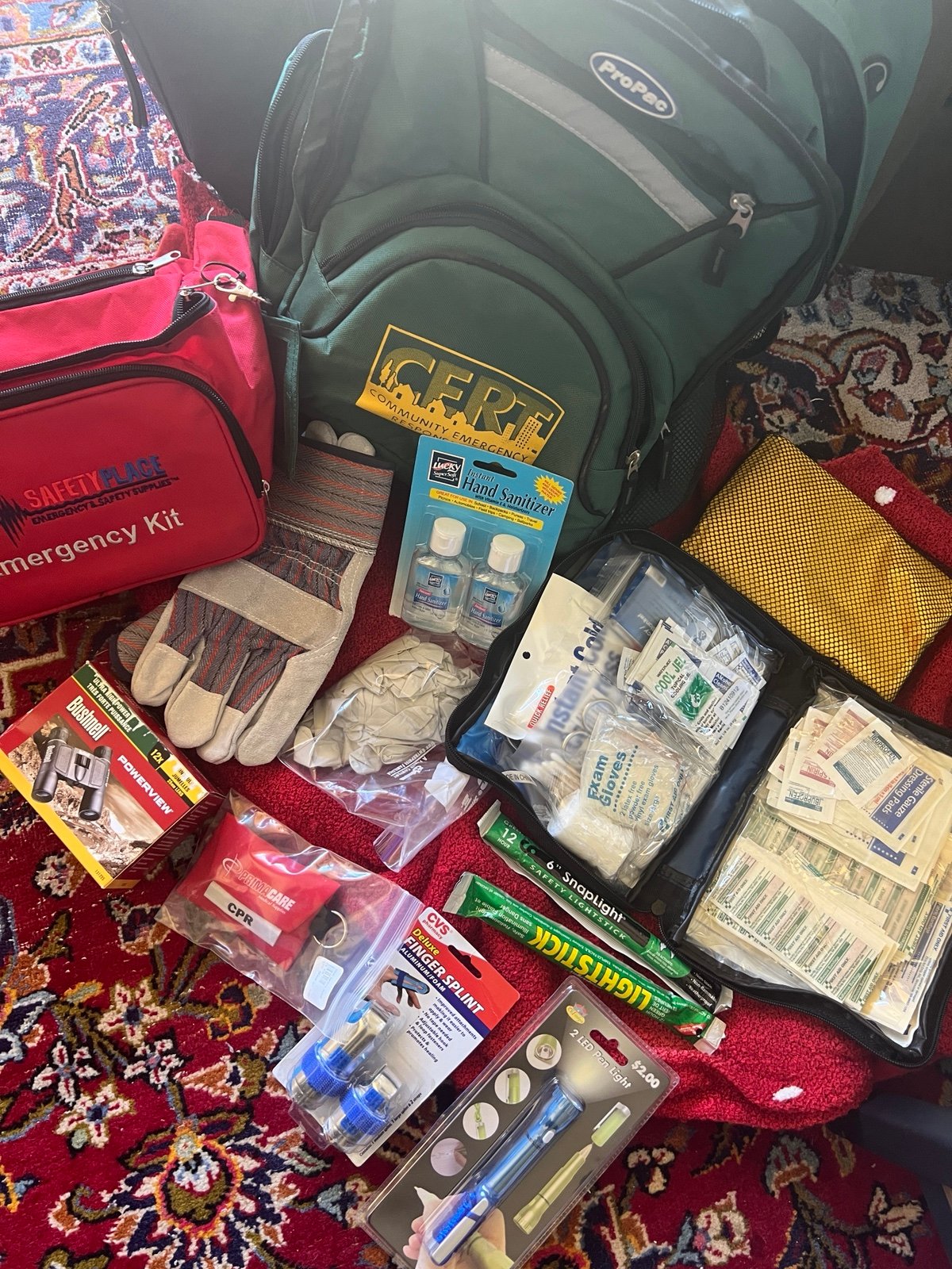Emergency and camping kit