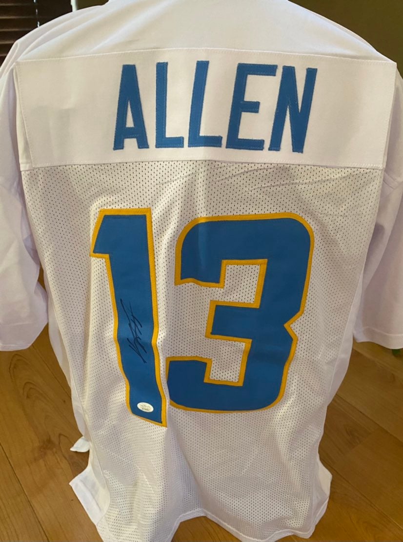 Keenan Allen autographed jersey Los Angeles Chargers