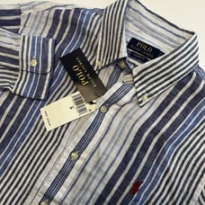 Polo Ralph Lauren Blue Stripe Long Sleeve Classic Fit Button Down Men S NWT 138