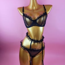 Mesh Lingerie Set come with stockings