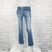 orSlow Japan Women's mid rise crop Denim Jeans multi pocket sz 1