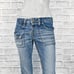 orSlow Japan Women's mid rise crop Denim Jeans multi pocket sz 1