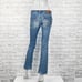 orSlow Japan Women's mid rise crop Denim Jeans multi pocket sz 1