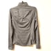 Athleta Running Wild Gray & Neon Green 1/4 Zip Up Pullover - Size SMALL
