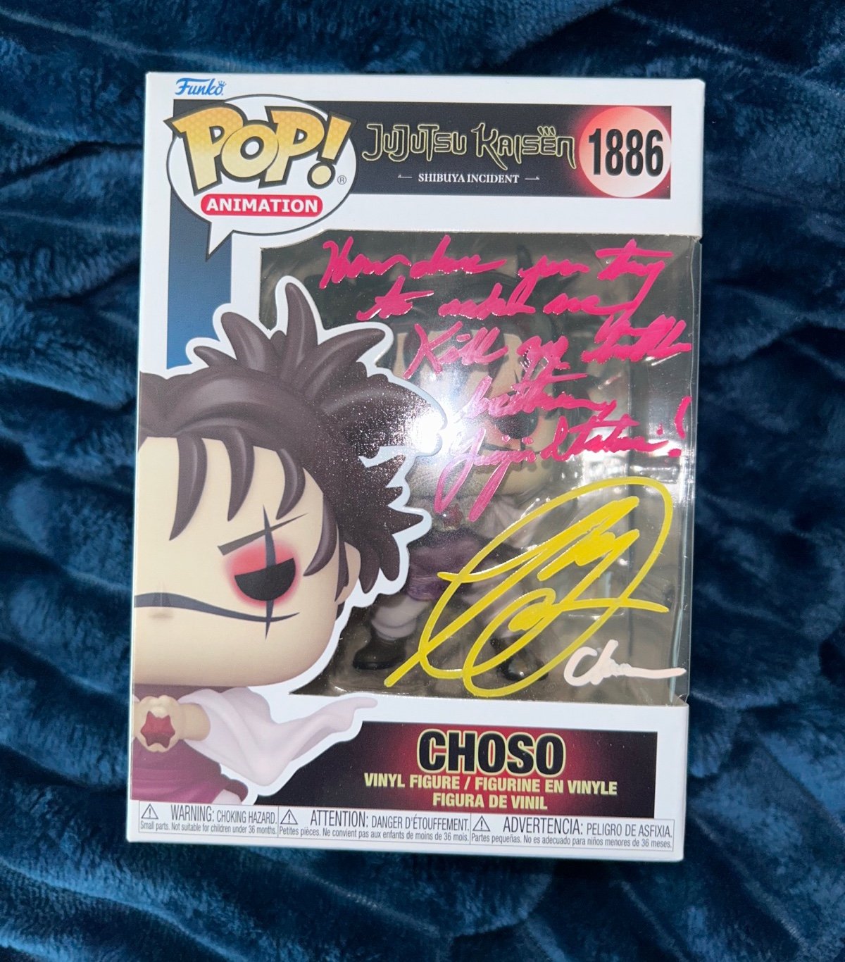 Choso Funko Pop Signed