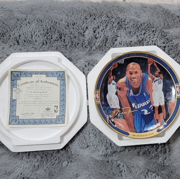 Vintage Michael Jordan Collectors Plate