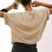 Women's summer short sleeve crop top Casual basic cotton sports T-shirt