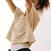 Women's summer short sleeve crop top Casual basic cotton sports T-shirt