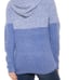 Cupcakes and Cashmere Women’s Small Blue Color Block Snowflake Hoodie Sweater