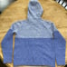Cupcakes and Cashmere Women’s Small Blue Color Block Snowflake Hoodie Sweater