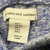 Cupcakes and Cashmere Women’s Small Blue Color Block Snowflake Hoodie Sweater
