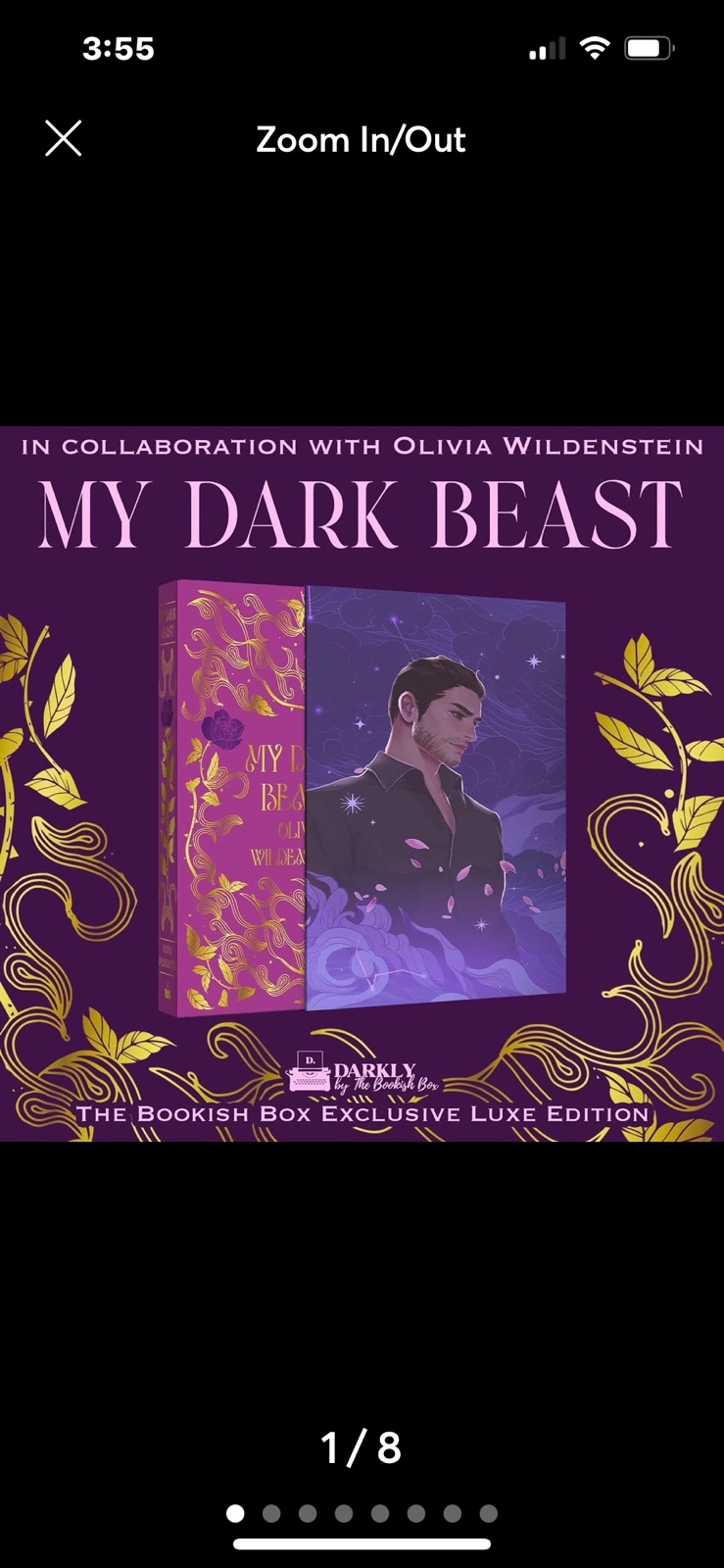 Bookish buys Darkly My dark beast