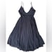 Aritzia Wilfred Beaune Pleated Midi Dress in Charcoal Gray. Size XS