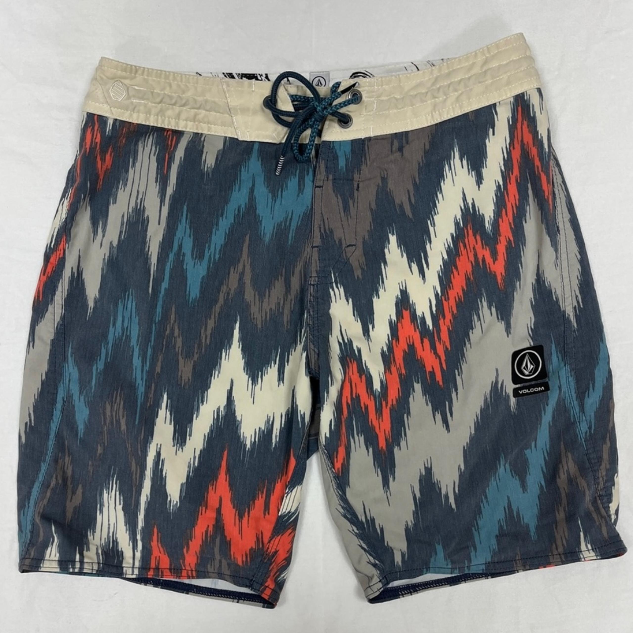 Volcom Slingers Board Shorts Swim Trunks Linerless 8” Inseam Stretch Men’s 28