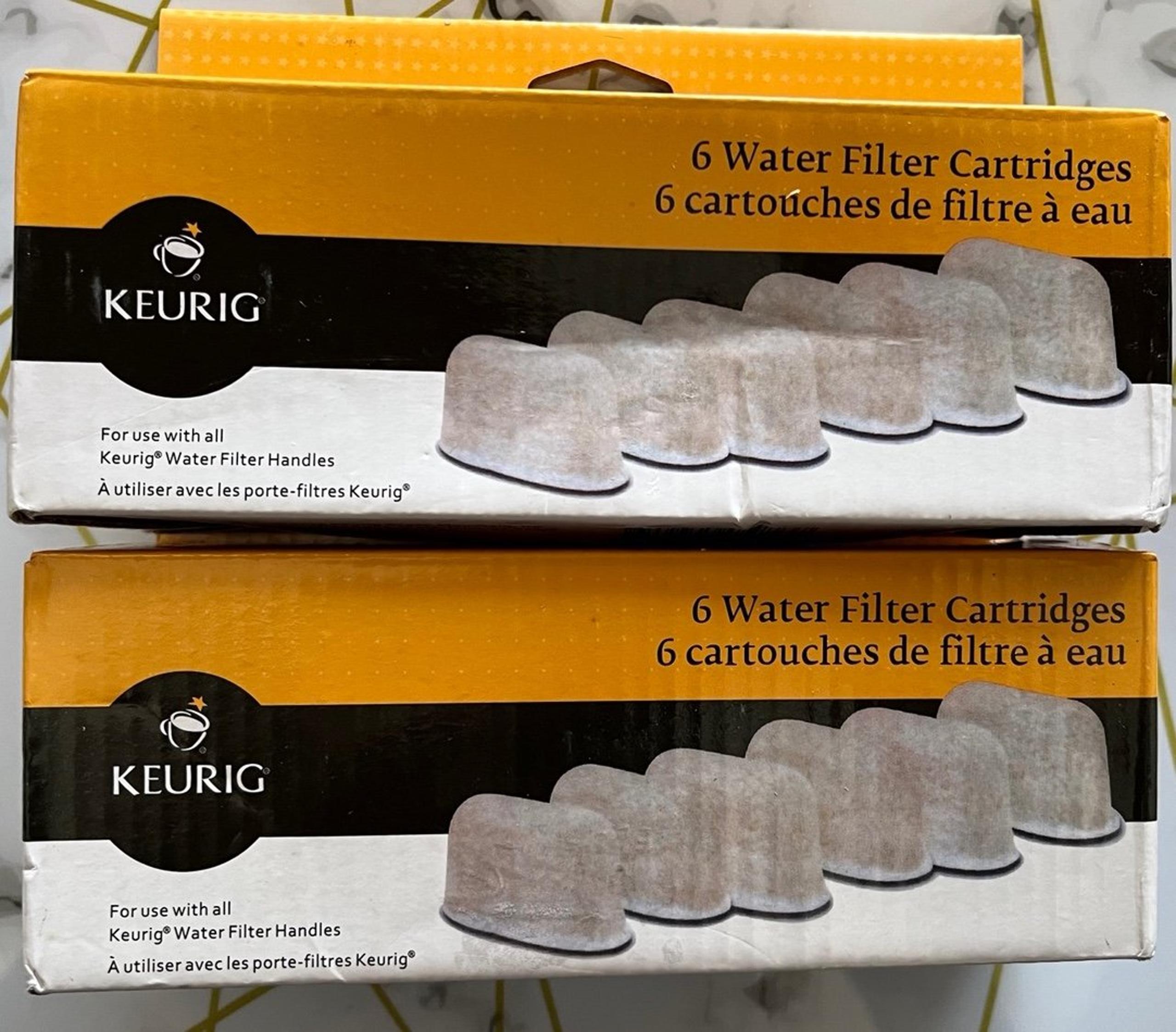 Keurig Six Water Filter Cartridges 2 box(12 filters)