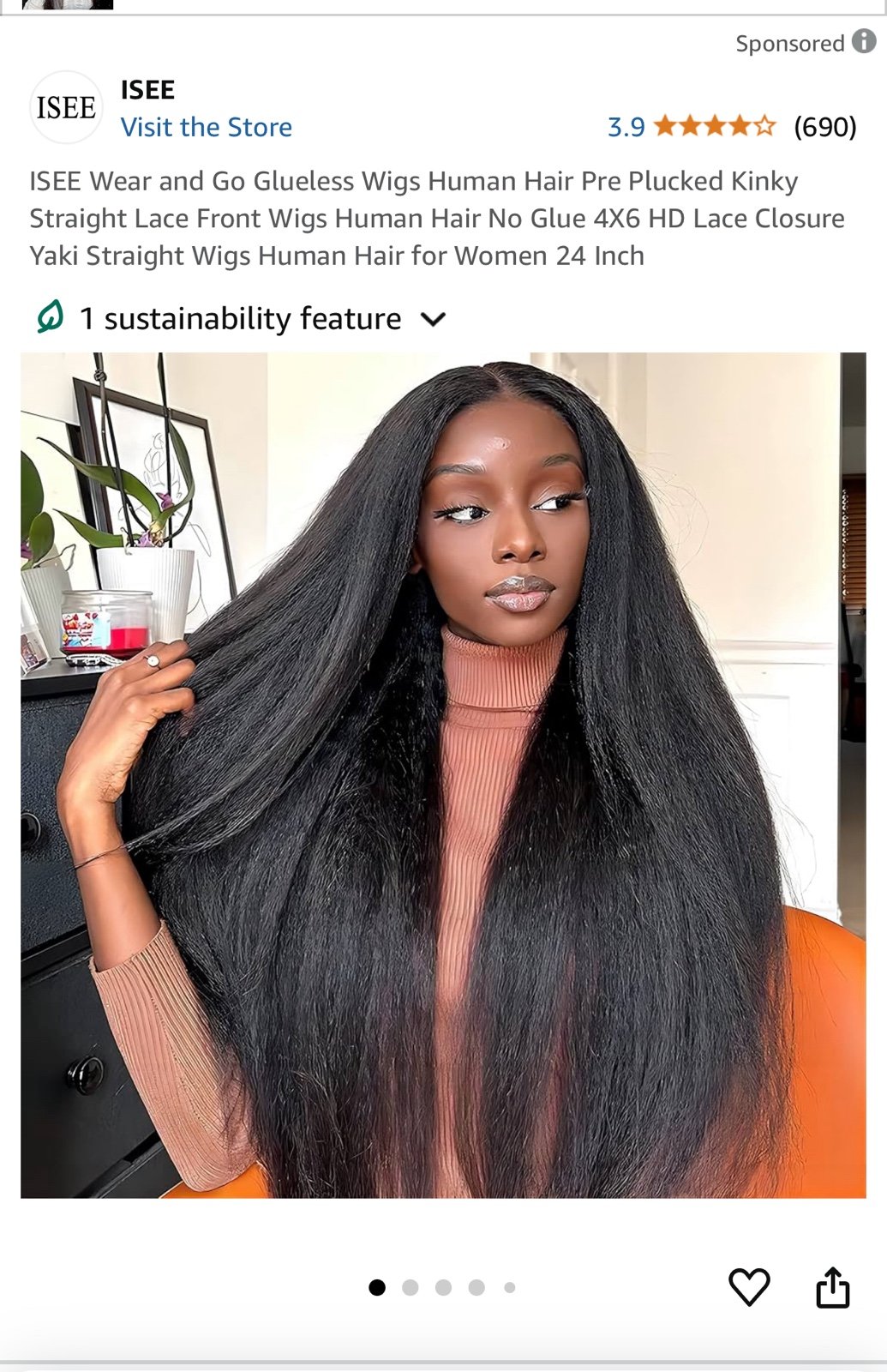 Human Hair 24 inch