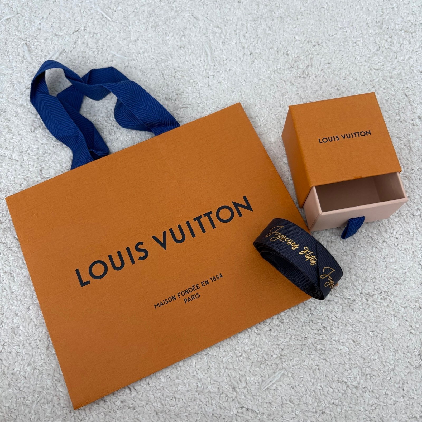 Louis Vuitton Gift Box, Bag and Ribbon Set