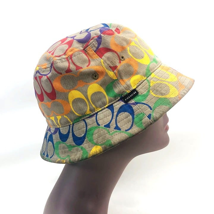 Coach Rainbow Bucket Hat