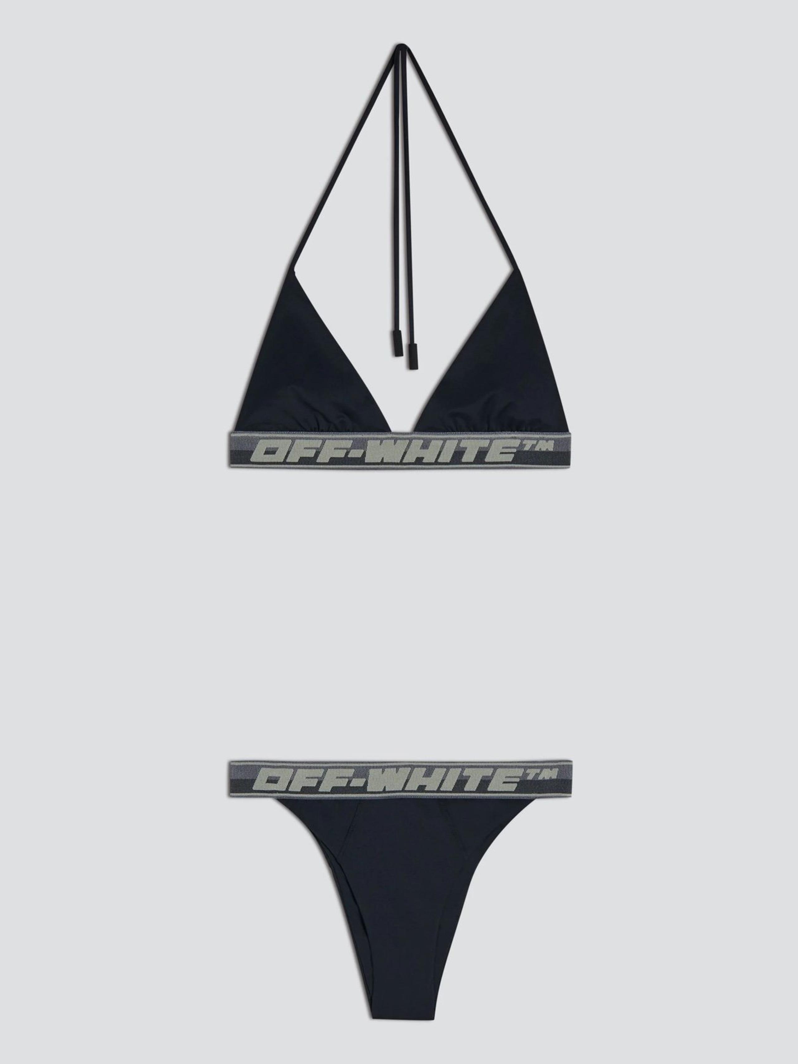 NEW off white logo band bikini set