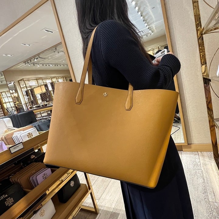 Tory Burch 154319 Saffiano Leather Tote Large Bag 154319-1123