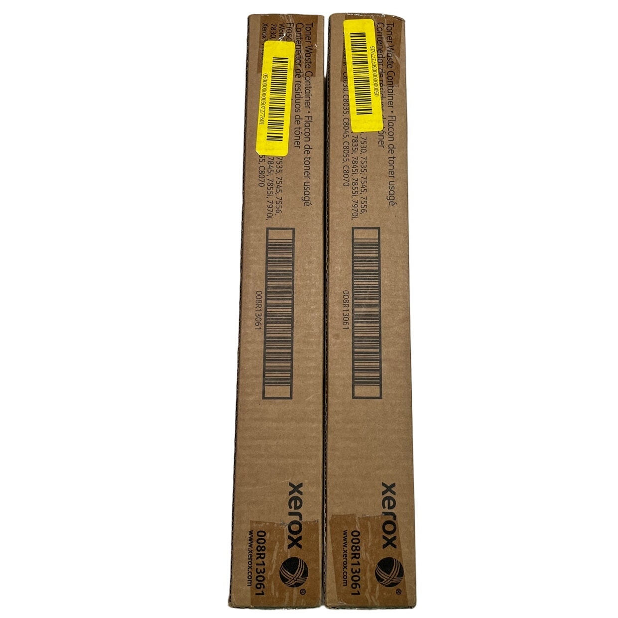 Xerox 8R13061 Waste Toner Container (lot of 2) for WorkCentre 7970 & more.