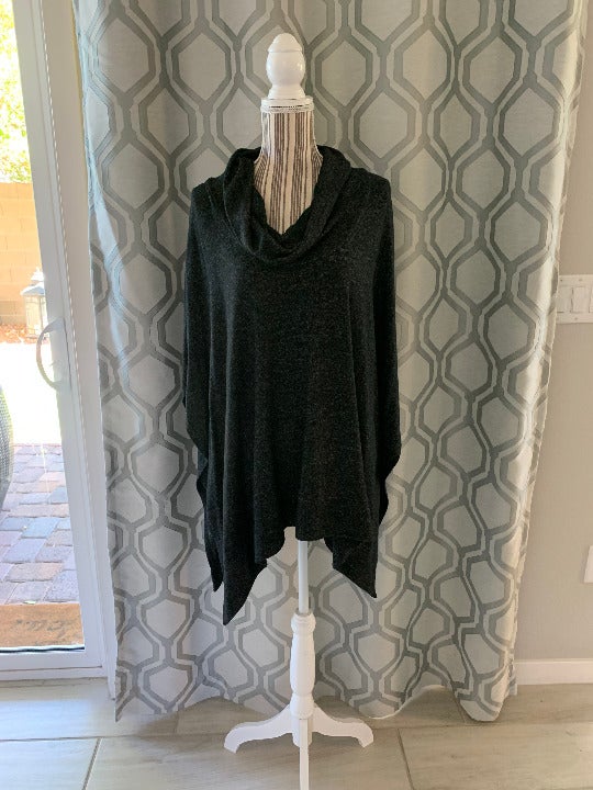 White House Black Market Cowl Neck Poncho/ Cape